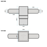 internal-tenon-adaptor-for-5-inch-square-poles-2-arm-at-180-degrees