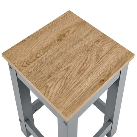 Galley 3 - Piece Kitchen Island and Stool Set - BUILDMYPLACE