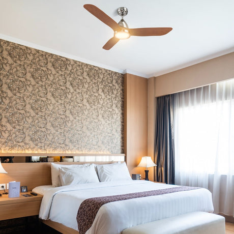 GARRICK 52 inch 3 - Blade Smart Ceiling Fan with LED Light & Remote - LEDMyPlace