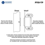 Gate Catch 1 - 5/8 Inch Center to Center - Hickory Hardware - BUILDMYPLACE