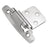 Gate Hinge 3/8 Inch Inset Surface Face Frame Self - Close (2 Hinges/Per Pack) - Hickory Hardware - BUILDMYPLACE