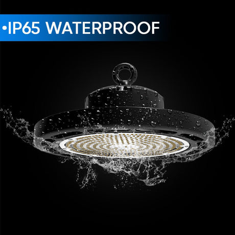 Gen13 100W UFO LED High Bay Light, 4000K, 14500LM, Waterproof, AC120 - 277V, 90° PC lens, Commercial Bay Lighting for Garage Factory Warehouse - BUILDMYPLACE