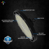 Gen13 150W UFO LED High Bay Light: 5700K, 22500LM, Dimmable, UL DLC Listed - Ideal for Warehouse, Commercial Shop, Workshop, Garage, Factory Lighting Fixture - BUILDMYPLACE