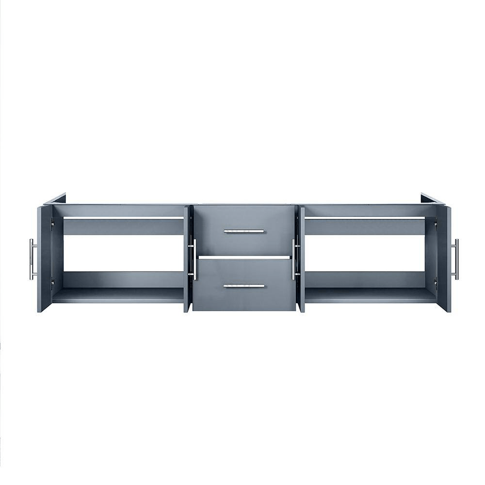 Geneva 72" Dark Grey Vanity Cabinet Only - BUILDMYPLACE