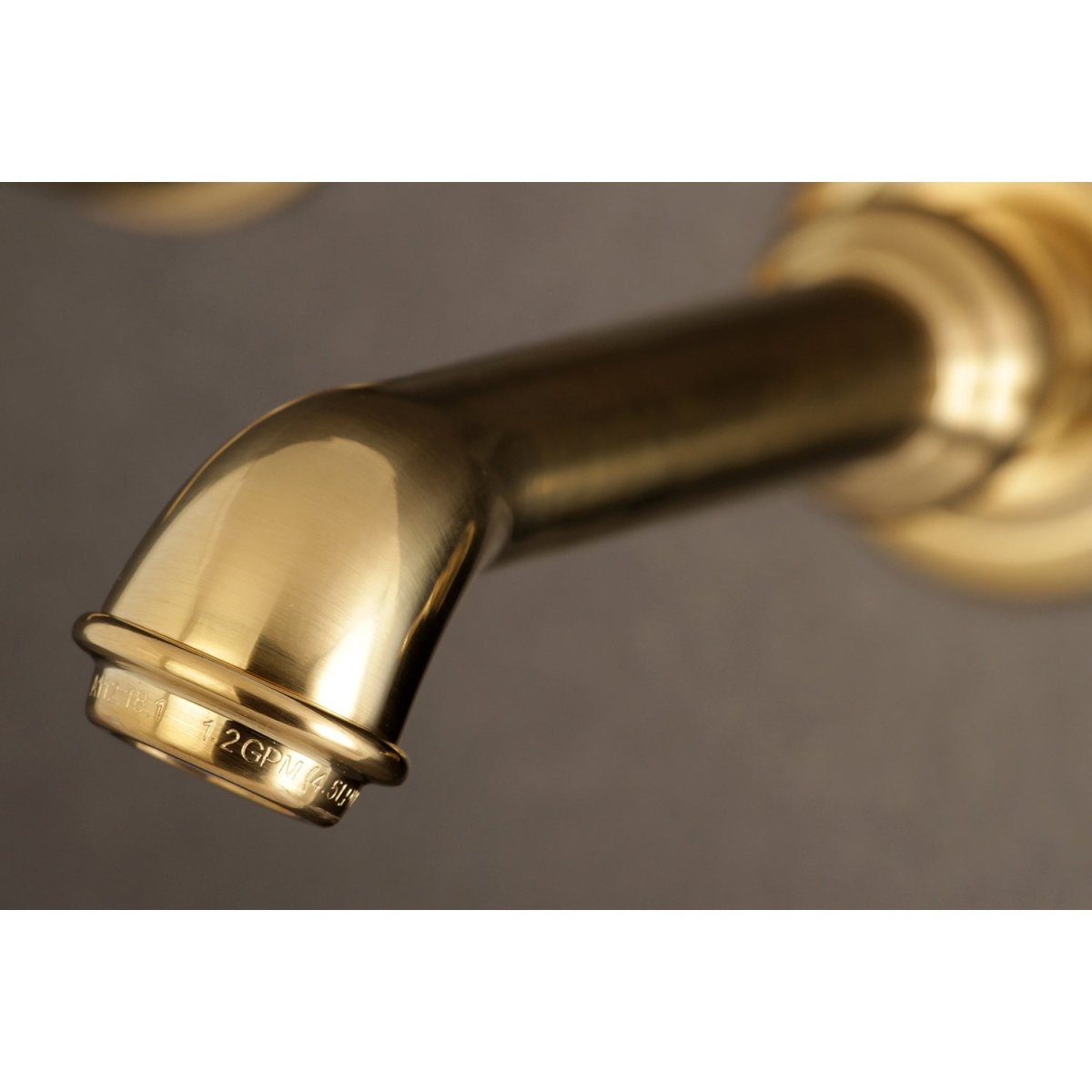 Georgian Two Handle Wall Mount Bathroom Faucet - BUILDMYPLACE