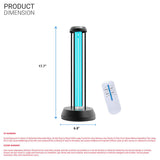 GERMI - O - 38W UV Disinfection Lamp / Sterilization Lamp / Germicidal Lamp - BUILDMYPLACE