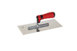 Smoothing Trowel - W - 5-1/2 in. Square Notched With Soft Grip - Stainless Steel | T 111