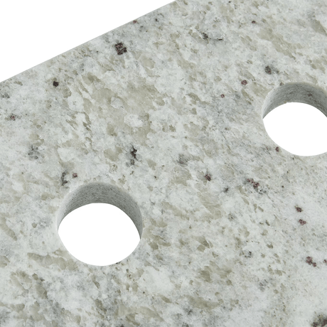 Glacier White Granite Rectangular Bathroom Vanity Sink Top - BUILDMYPLACE