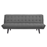 Glance Tufted Convertible Fabric Sofa Bed - BUILDMYPLACE