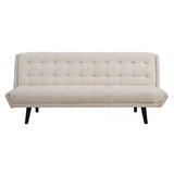 Glance Tufted Convertible Fabric Sofa Bed - BUILDMYPLACE