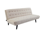 Glance Tufted Convertible Fabric Sofa Bed - BUILDMYPLACE