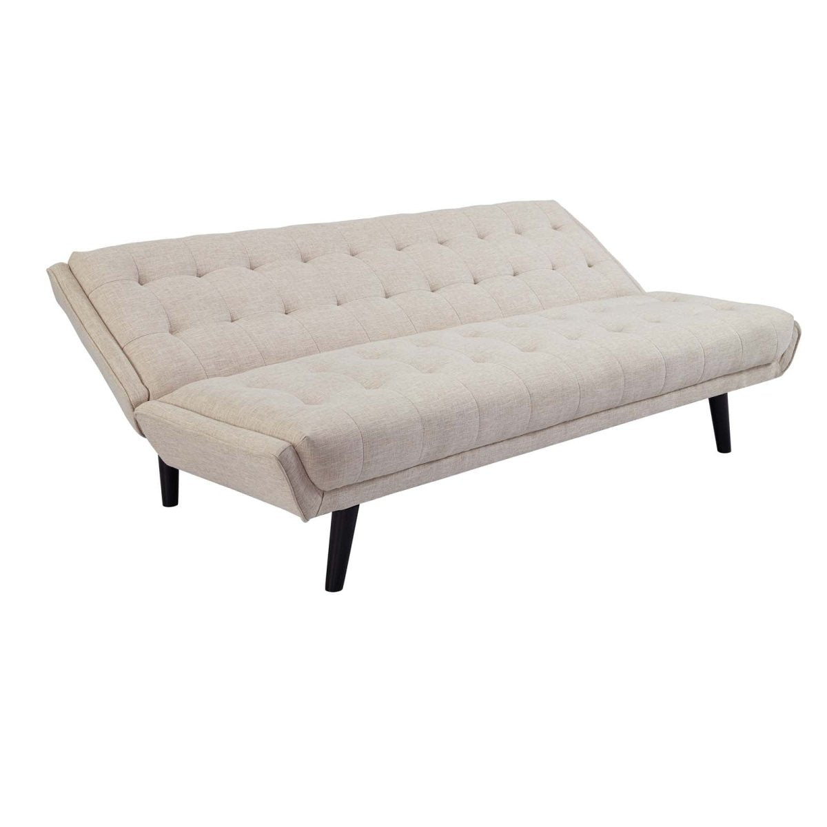 Glance Tufted Convertible Fabric Sofa Bed - BUILDMYPLACE