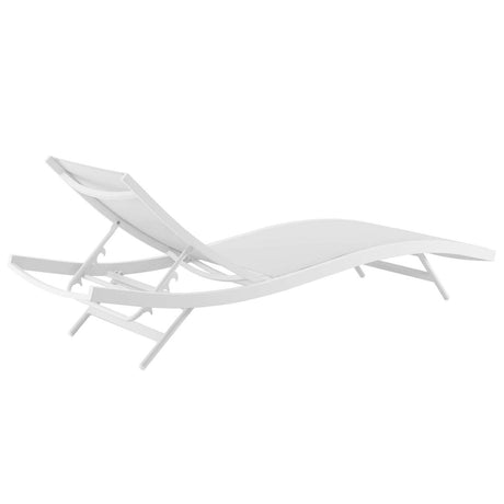Glimpse Outdoor Patio Mesh Chaise Lounge Chair - BUILDMYPLACE
