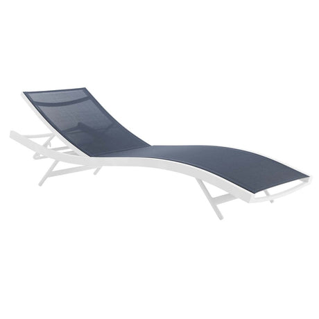 Glimpse Outdoor Patio Mesh Chaise Lounge Chair - BUILDMYPLACE