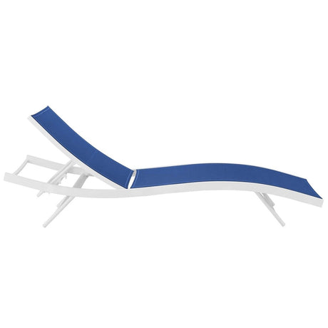 Glimpse Outdoor Patio Mesh Chaise Lounge Set of 4 - BUILDMYPLACE