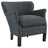 Global Key Ornamental Nailhead Trim Accent Armchair - Pulse Foam Cushioning Modern Chairs - BUILDMYPLACE