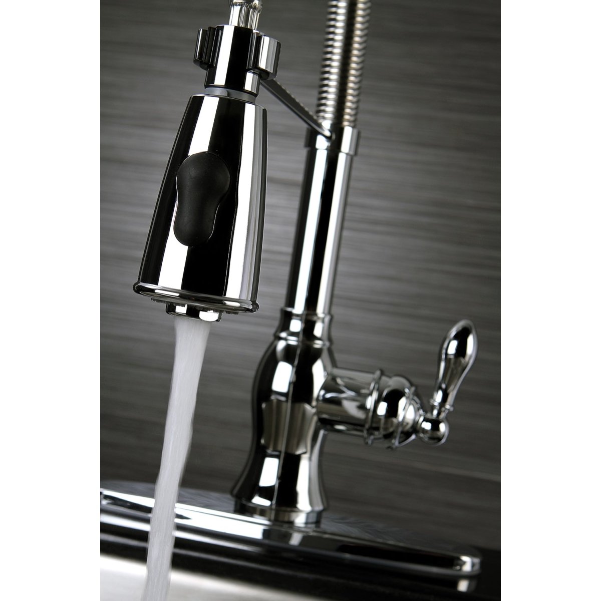 Gourmetier American Classic Single Handle Pre Rinse Kitchen Faucet - BUILDMYPLACE