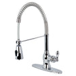 Gourmetier American Classic Single Handle Pre Rinse Kitchen Faucet - BUILDMYPLACE