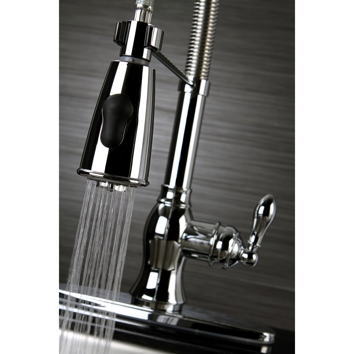 Gourmetier American Classic Single Handle Pre Rinse Kitchen Faucet - BUILDMYPLACE