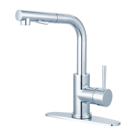 Gourmetier Concord Single Handle Pull Out Kitchen Faucet - BUILDMYPLACE