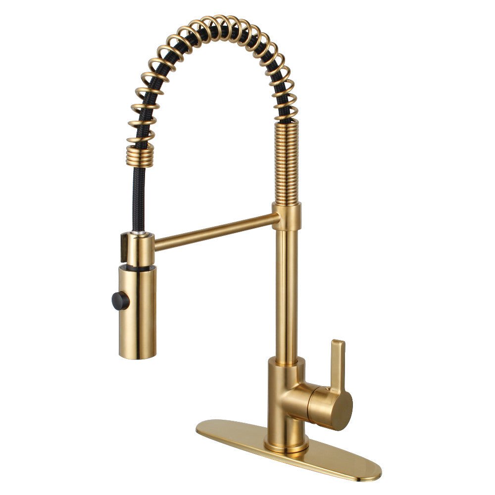 Gourmetier Continental Single Handle Pre Rinse Kitchen Faucet - BUILDMYPLACE