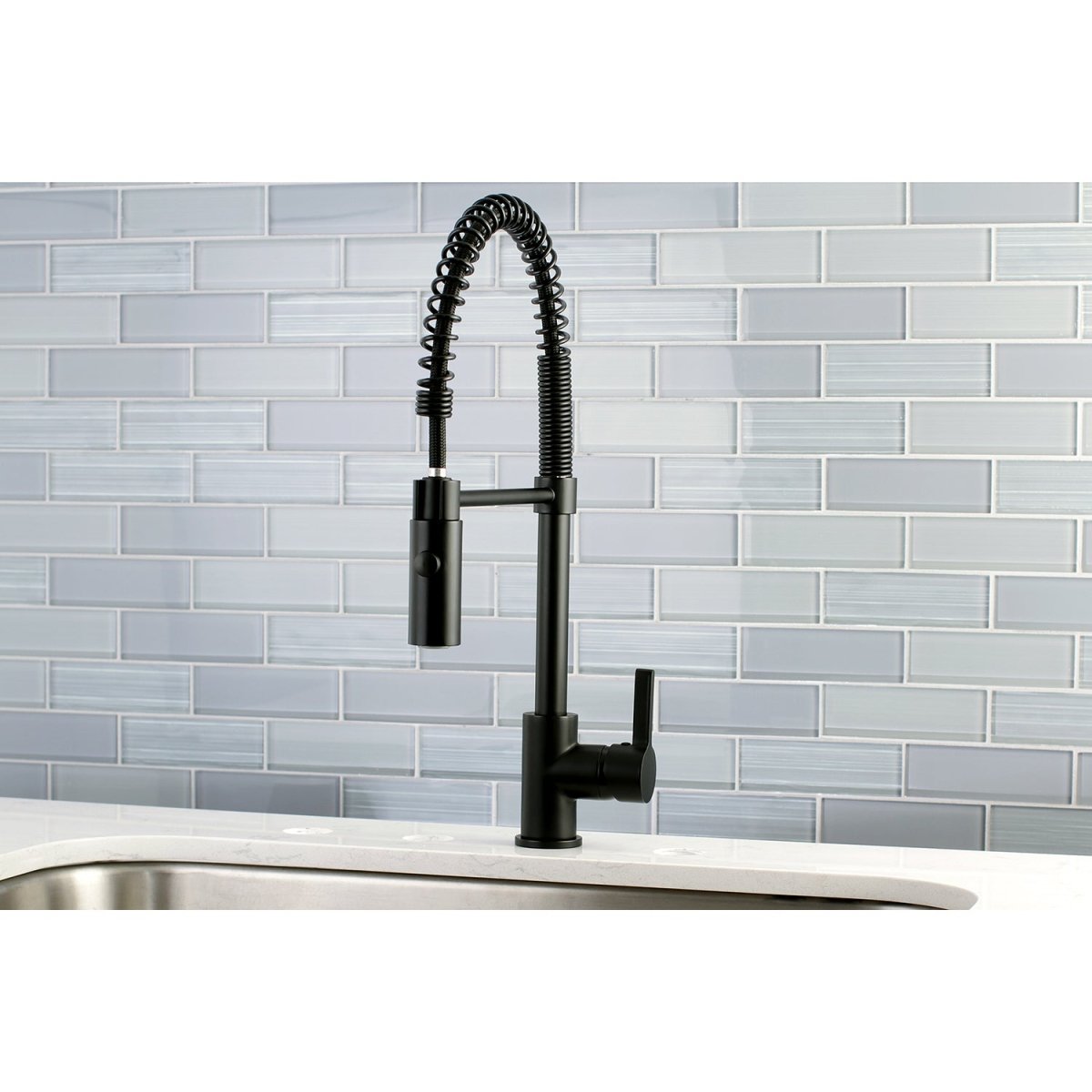 Gourmetier Continental Single Handle Pre Rinse Kitchen Faucet - BUILDMYPLACE