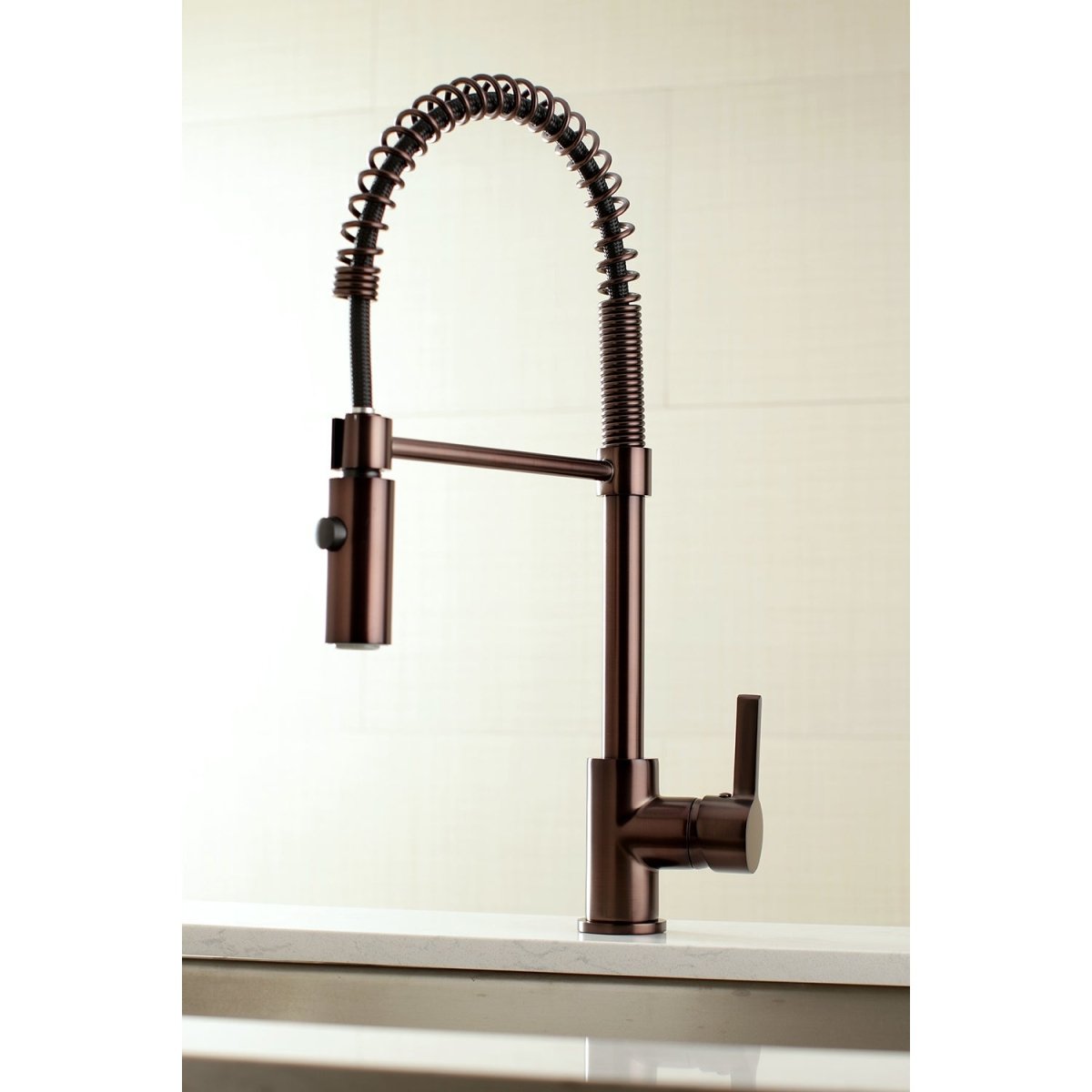 Gourmetier Continental Single Handle Pre Rinse Kitchen Faucet - BUILDMYPLACE