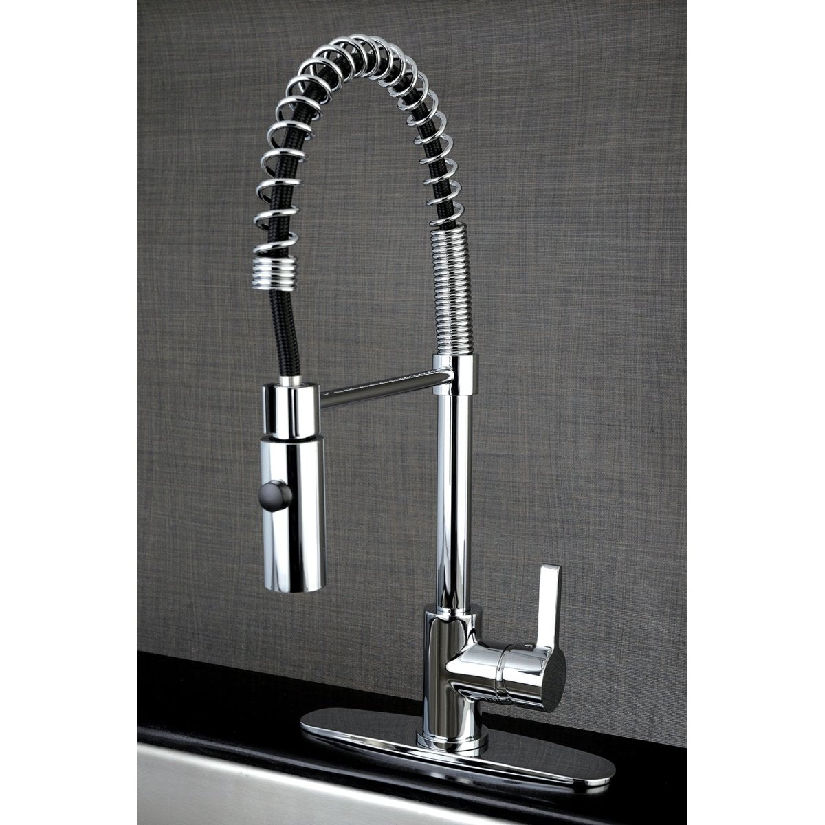 Gourmetier Continental Single Handle Pre Rinse Kitchen Faucet - BUILDMYPLACE