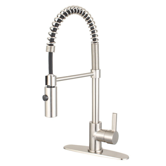 Gourmetier Continental Single Handle Pre Rinse Kitchen Faucet - BUILDMYPLACE