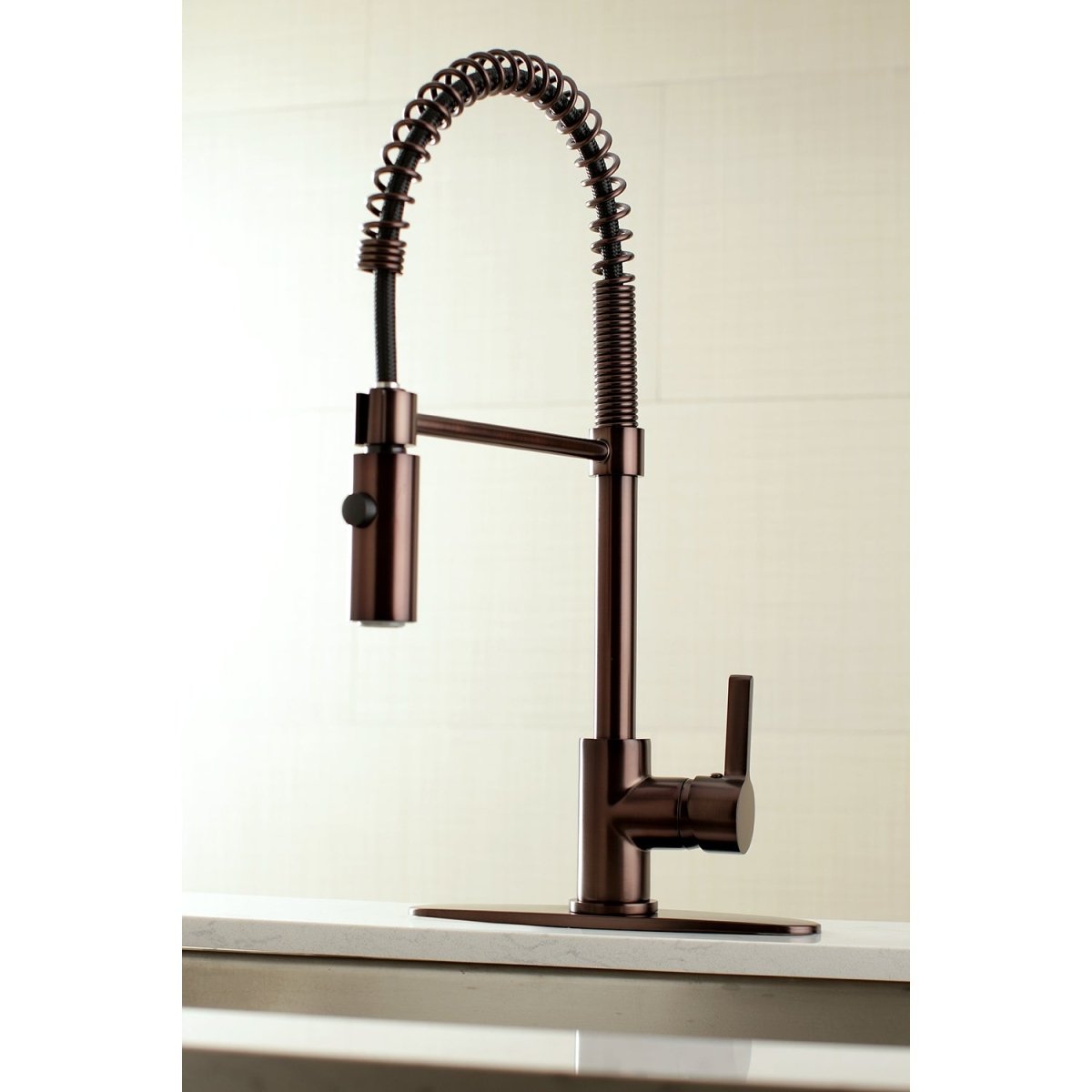 Gourmetier Continental Single Handle Pre Rinse Kitchen Faucet - BUILDMYPLACE