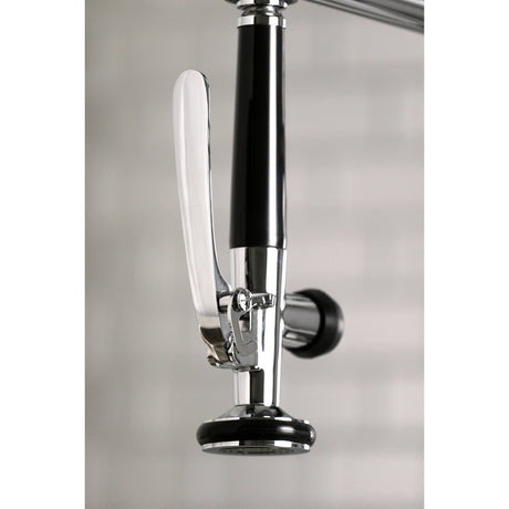 Gourmetier Continental Single Handle Pre Rinse Pull - Down Kitchen Faucet - BUILDMYPLACE