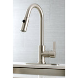 Gourmetier Continental Single Handle Pull Down Kitchen Faucet - BUILDMYPLACE