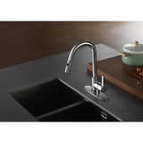 Gourmetier Continental Single Handle Pull Down Kitchen Faucet - BUILDMYPLACE