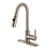 Gourmetier Continental Single Handle Pull Down Kitchen Faucet - BUILDMYPLACE