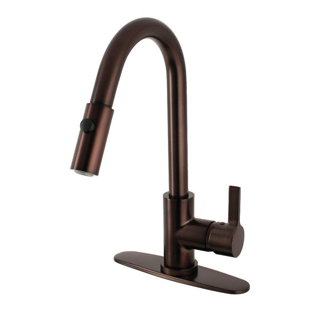 Gourmetier Continental Single Handle Pull Down Kitchen Faucet - BUILDMYPLACE