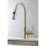 Gourmetier Continental Single Handle Pull Down Kitchen Faucet - BUILDMYPLACE