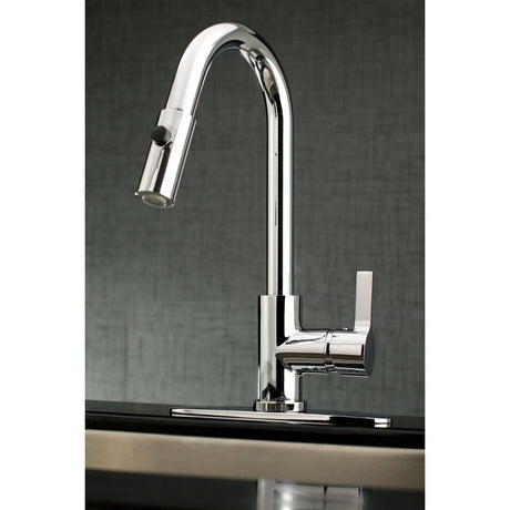 Gourmetier Continental Single Handle Pull Down Kitchen Faucet - BUILDMYPLACE