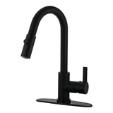 Gourmetier Continental Single Handle Pull Down Kitchen Faucet - BUILDMYPLACE