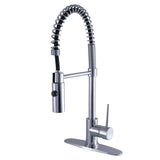 Gourmetier New York Single Handle Pre Rinse Kitchen Faucet - BUILDMYPLACE