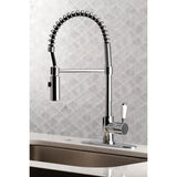 Gourmetier Paris Single Handle Pre - Rinse Kitchen Faucet - BUILDMYPLACE