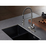 Gourmetier Paris Single Handle Pre - Rinse Kitchen Faucet - BUILDMYPLACE