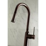 Gourmetier Single Handle Pull Down Kitchen Faucet - BUILDMYPLACE