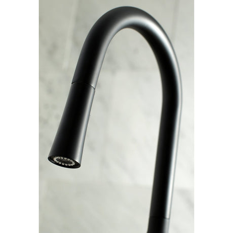 Gourmetier Single Handle Pull Down Kitchen Faucet - BUILDMYPLACE