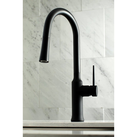 Gourmetier Single Handle Pull Down Kitchen Faucet - BUILDMYPLACE