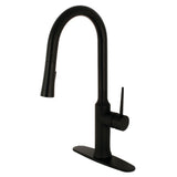 Gourmetier Single Handle Pull Down Kitchen Faucet - BUILDMYPLACE