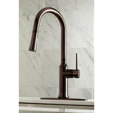 Gourmetier Single Handle Pull Down Kitchen Faucet - BUILDMYPLACE