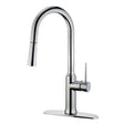 Gourmetier Single Handle Pull Down Kitchen Faucet - BUILDMYPLACE