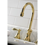 Governor 8" Widespread Bathroom Faucet In 6.5" Spout Reach - BUILDMYPLACE