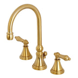 Governor 8" Widespread Bathroom Faucet In 6.5" Spout Reach - BUILDMYPLACE