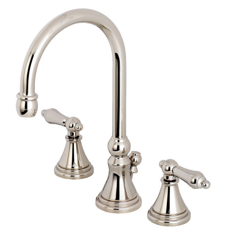 Governor 8" Widespread Bathroom Faucet In 6.5" Spout Reach - BUILDMYPLACE